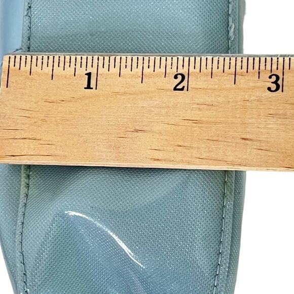 Christian Dior Parfums Light Blue Makeup Bag Women’s Zippered Cosmetic Case - Picture 8 of 8